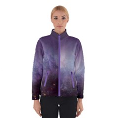 Orion Nebula Pastel Violet Purple Turquoise Blue Star Formation Winter Jacket by genx