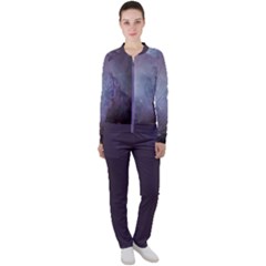 Orion Nebula Pastel Violet Purple Turquoise Blue Star Formation Casual Jacket And Pants Set by genx