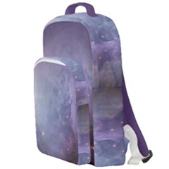 Orion Nebula Pastel Violet Purple Turquoise Blue Star Formation Double Compartment Backpack by genx