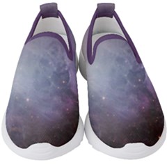 Orion Nebula Pastel Violet Purple Turquoise Blue Star Formation Kids  Slip On Sneakers by genx