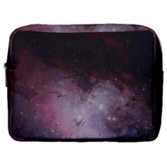 Eagle Nebula Wine Pink And Purple Pastel Stars Astronomy Make Up Pouch (large) by genx