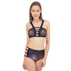 Orion Nebula Star Formation Orange Pink Brown Pastel Constellation Astronomy Cage Up Bikini Set by genx