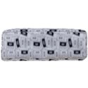 Tape Cassette 80s Retro GenX Pattern black and White Full Print Rope Handle Tote (Large) View3