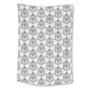 Scarab Pattern Egyptian Mythology Black and White Large Tapestry View1