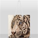 White Tiger Full Print Rope Handle Tote (Large) View2
