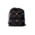 Abstract Sphere Box Space Hyper Drawstring Pouch (Medium) View2