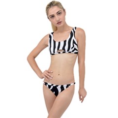 Zebra Horse Pattern Black And White The Little Details Bikini Set by picsaspassion