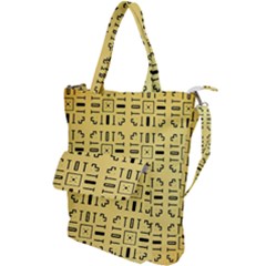 Pattern Background Abstract Design Shoulder Tote Bag by Wegoenart