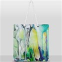 Art Abstract Modern Abstract Full Print Rope Handle Tote (Large) View2