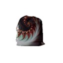 Digital Fractal Fractals Fantasy Drawstring Pouch (Small) View2