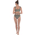 Background Cubism Mosaic Vintage Bandaged Up Bikini Set  View2