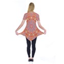 Art Abstract Background Short Sleeve Tunic  View2