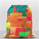 Pattern Texture Background Color Drawstring Bag (Small) View2
