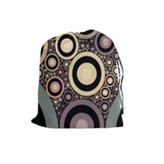 Art Retro Design Vintage Drawstring Pouch (large) by Wegoenart