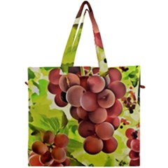 Grape Harvest Nature Figure Rustic Canvas Travel Bag by Wegoenart