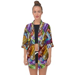 Unicorn Rave Open Front Chiffon Kimono by WensdaiAmbrose