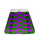 The Happy Eyes Of Freedom In Polka Dot Cartoon Pop Art Fitted Sheet (Full/ Double Size) View1