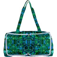 Abstract #8   I   Blues & Greens 6000 Multi Function Bag by KesaliSkyeArt
