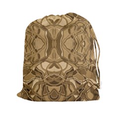 Abstract #8   Iii   Antique 6000 Drawstring Pouch (xxl) by KesaliSkyeArt
