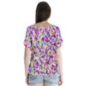 Verba V-Neck Flutter Sleeve Top View2