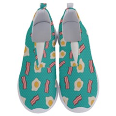 Bacon And Egg Pop Art Pattern No Lace Lightweight Shoes by Valentinaart