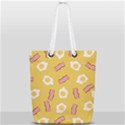 Bacon and Egg Pop Art Pattern Full Print Rope Handle Tote (Small) View1