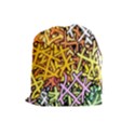 Color Colors Network Networks Drawstring Pouch (Large) View1