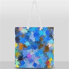 Color Colors Abstract Colorful Full Print Rope Handle Tote (large) by Pakrebo