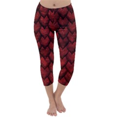 Redreptile Capri Winter Leggings  by LalaChandra