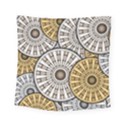 Gears Round Header Banner Cog Square Tapestry (Small) View1