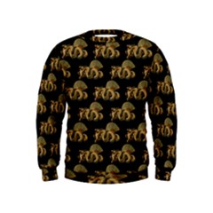 Dragon Motif Print Pattern Kids  Sweatshirt by dflcprintsclothing
