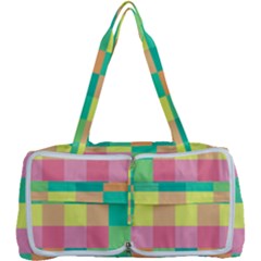 Checkerboard Pastel Squares Multi Function Bag by Pakrebo