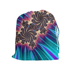 Fractal Mandelbrot Mathematical Drawstring Pouch (xl) by Pakrebo