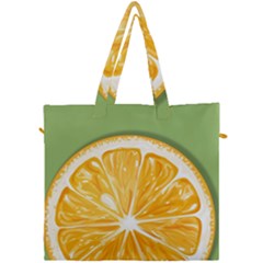 Pop Art Orange  Canvas Travel Bag by Valentinaart