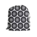 Pattern Swirl Spiral Repeating Drawstring Pouch (XL) View1