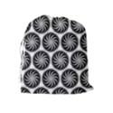 Pattern Swirl Spiral Repeating Drawstring Pouch (XL) View2