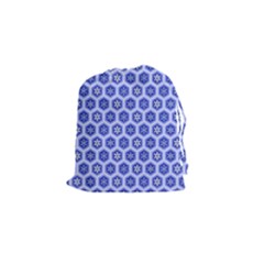A Hexagonal Pattern Drawstring Pouch (small) by Pakrebo