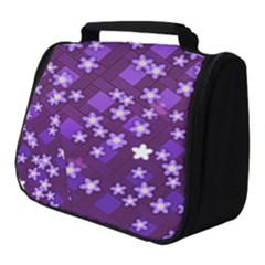Textile Cross Pattern Square Full Print Travel Pouch (small) by Pakrebo