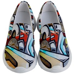 Blue Face King Graffiti Street Art Urban Blue And Orange Face Abstract Hiphop Apple Iphone Xr Hardshell Case Kids  Lightweight Slip Ons by genx