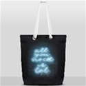Party Night Bar Blue Neon Light quote All you need is LOL Full Print Rope Handle Tote (Small) View1