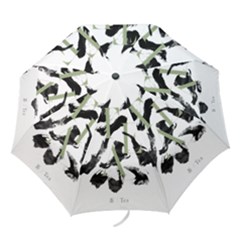 Tea Calligraphy Folding Umbrellas by EMWdesign