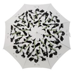 Tea Calligraphy Straight Umbrellas by EMWdesign