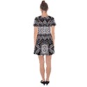 Mandala Calming Coloring Page Drop Hem Mini Chiffon Dress View2
