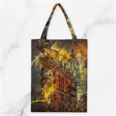 Flat Iron Building Architecture Classic Tote Bag by Pakrebo