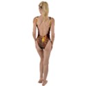 Flat Iron Building Architecture High Leg Strappy Swimsuit View2