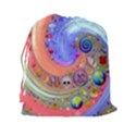 Swirl Vortex Emoji Cyclone Motion Drawstring Pouch (XXL) View2