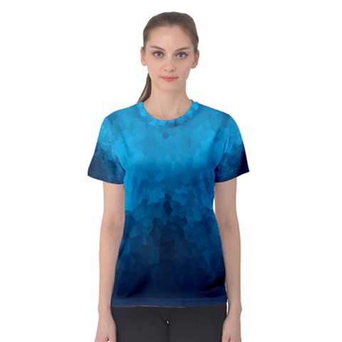 Deep Ocean Women s Sport Mesh Tee by LoolyElzayat