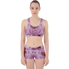 Cute Little Girl With Heart Work It Out Gym Set by FantasyWorld7