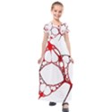 Fractals Cells Autopsy Pattern Kids  Short Sleeve Maxi Dress View1