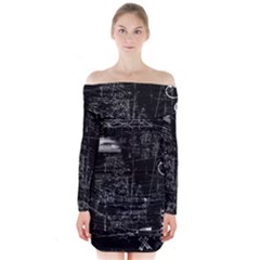 Grunde Long Sleeve Off Shoulder Dress by LalaChandra